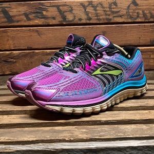 Brooks glycerin 12 3-D fit print purple women 7.5